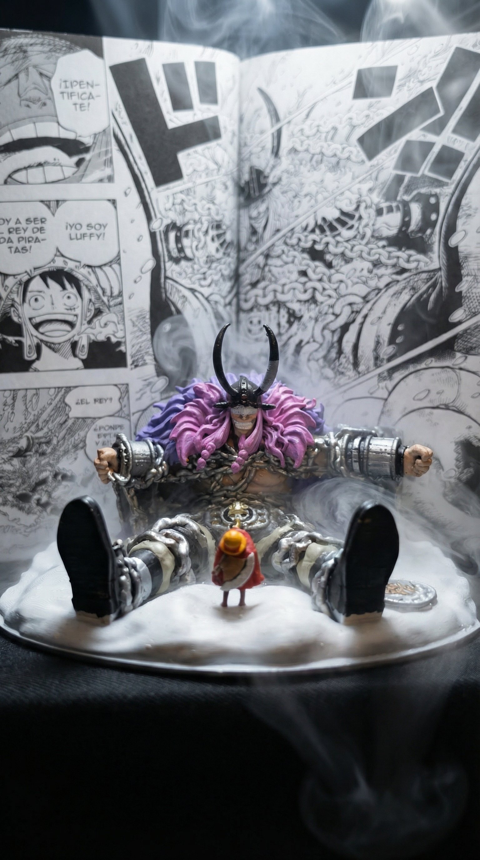 Figura 3D personalizada de Kaidou - One Piece, impresión 3D pintada a mano