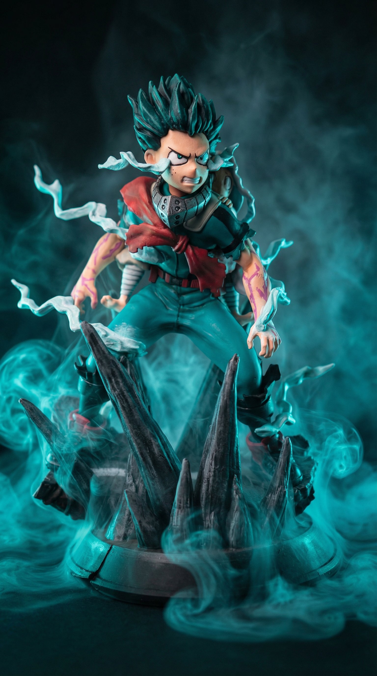 Figura 3D personalizada de Deku - My Hero Academia, impresión 3D pintada a mano